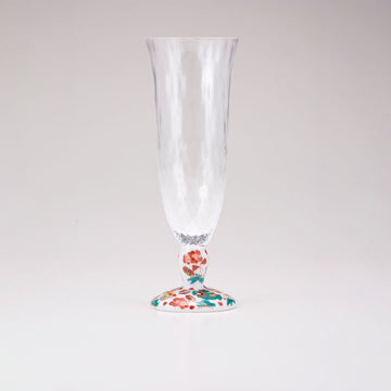 Kutani Japanese Bire Glass / Treasure / Plaid