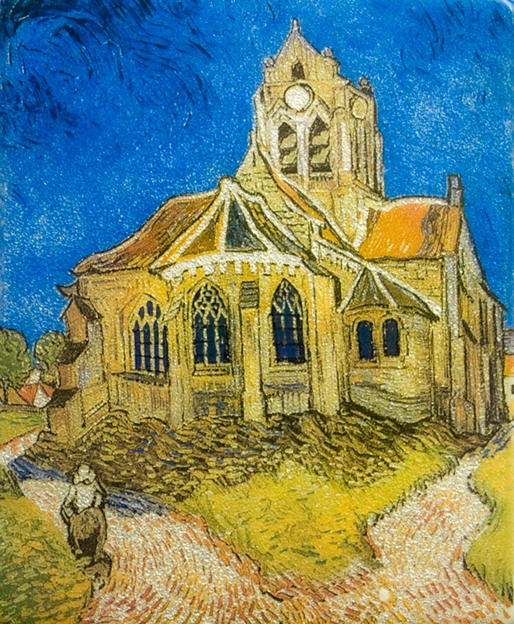 Cloisonne Van Gogh / 3 piezas de arte