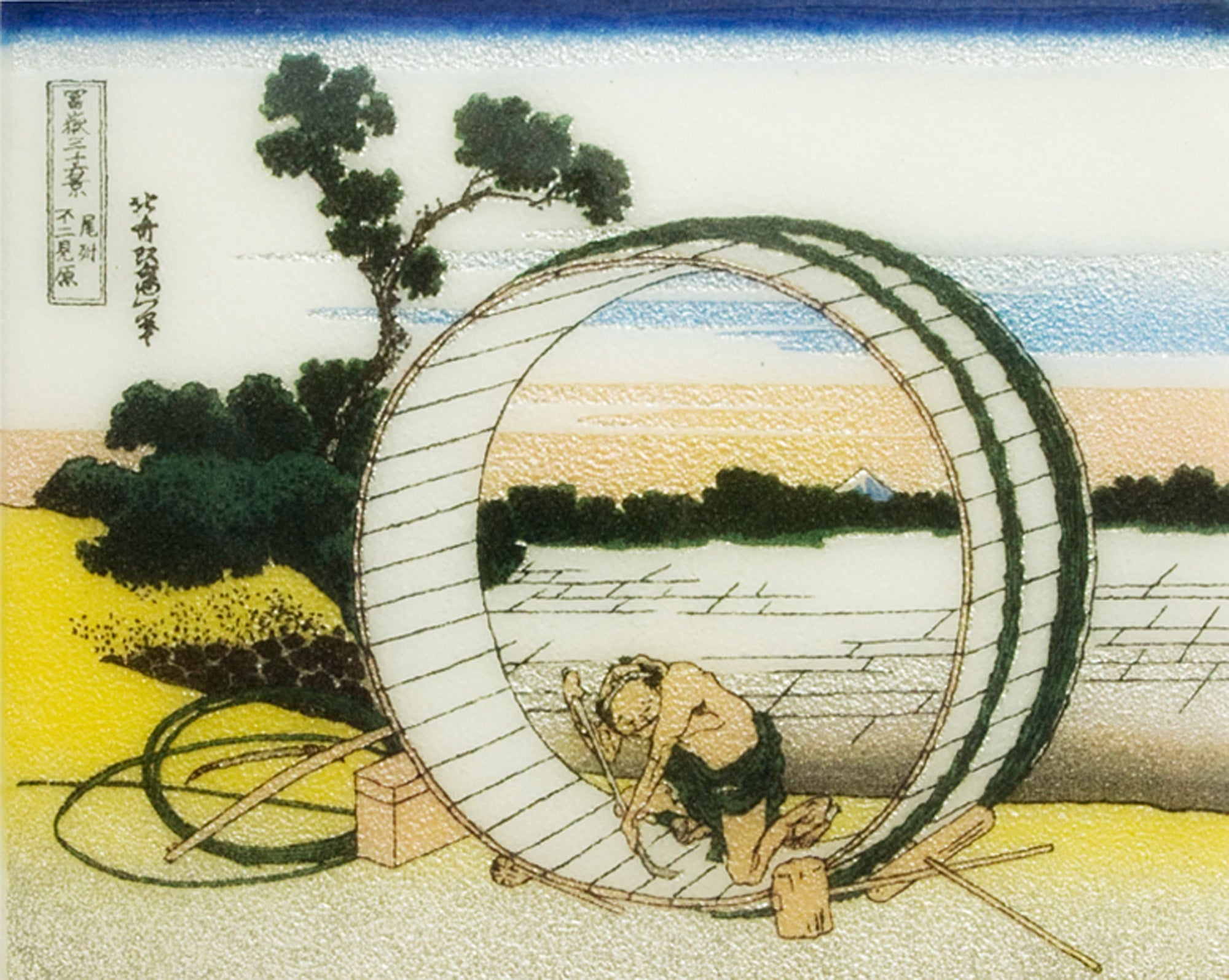 Cloisonne Katsushika Hokusai / 3作品艺术