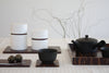 Caddy de té de madera / samurai street / piso