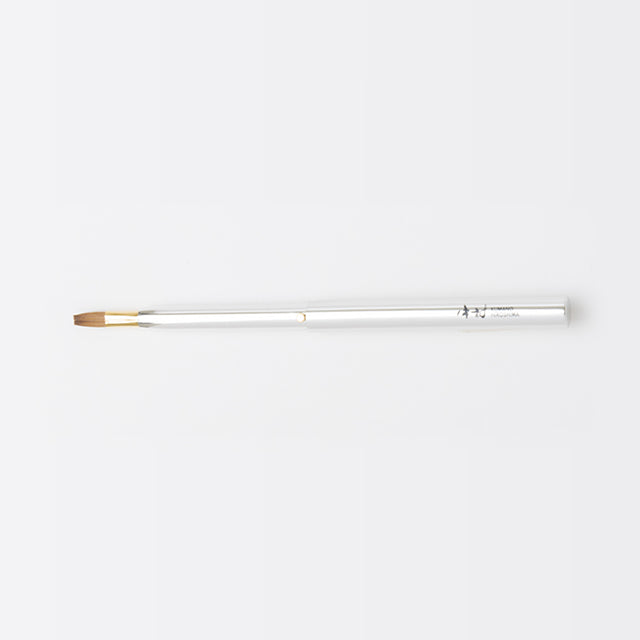 Brosse à lèvres portable / plat