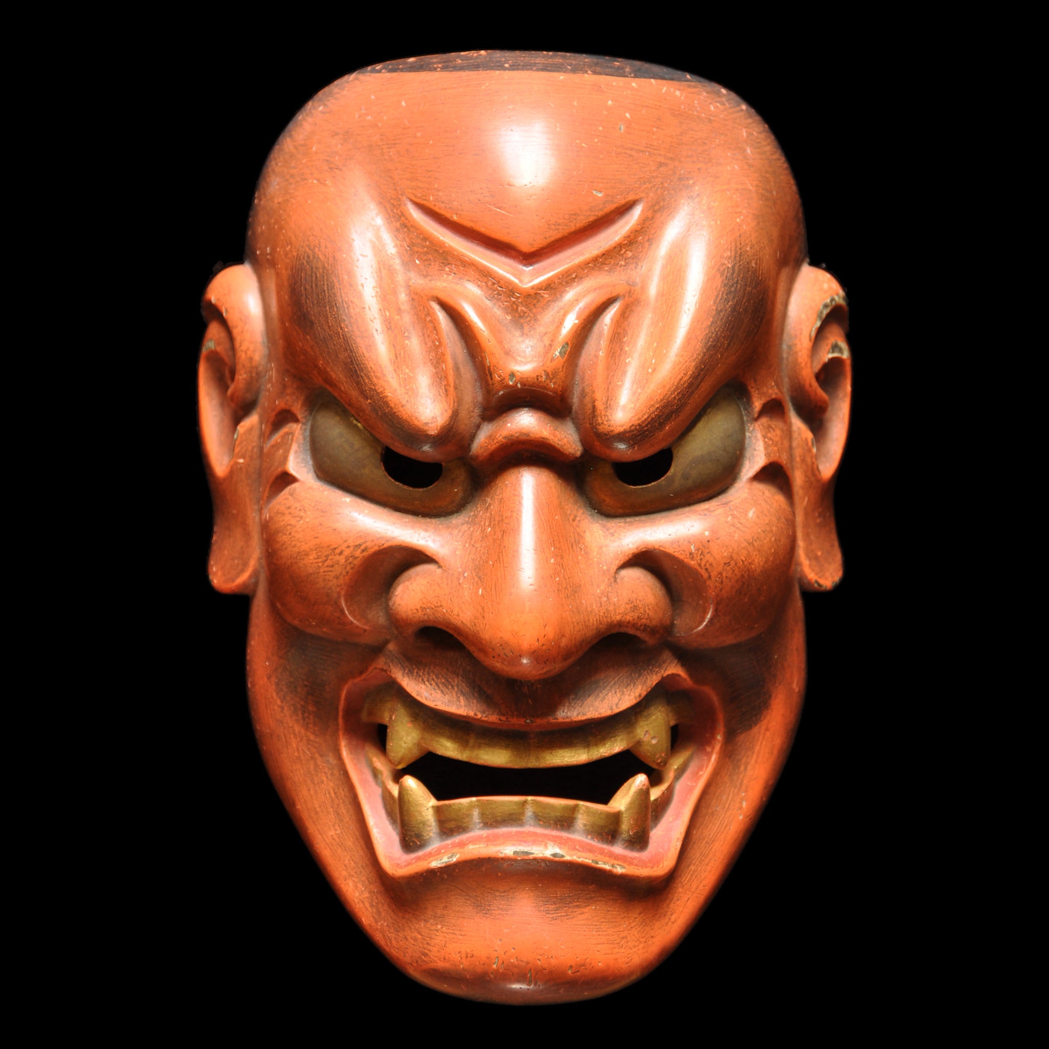 Noh Mask / Shikami (Grinning Demon)
