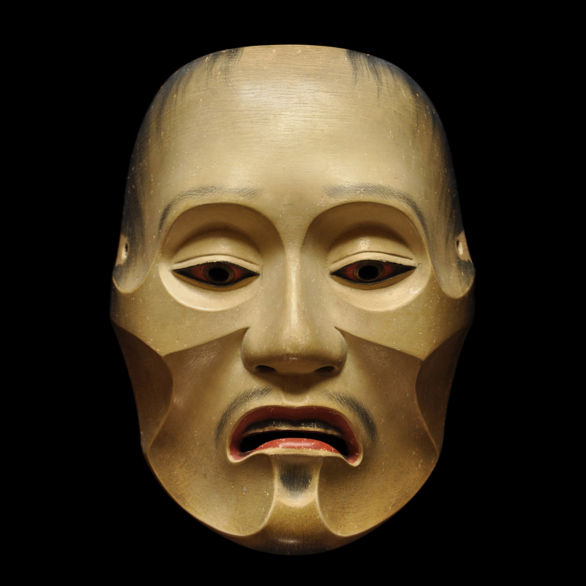 Noh Mask / Yase-otoko (Emaciated Ghost)